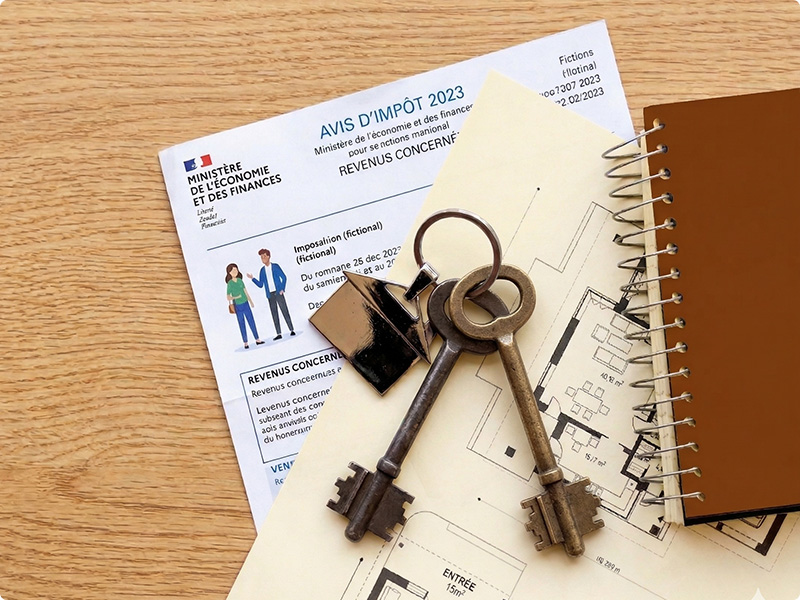 Ключи, документы и план квартиры